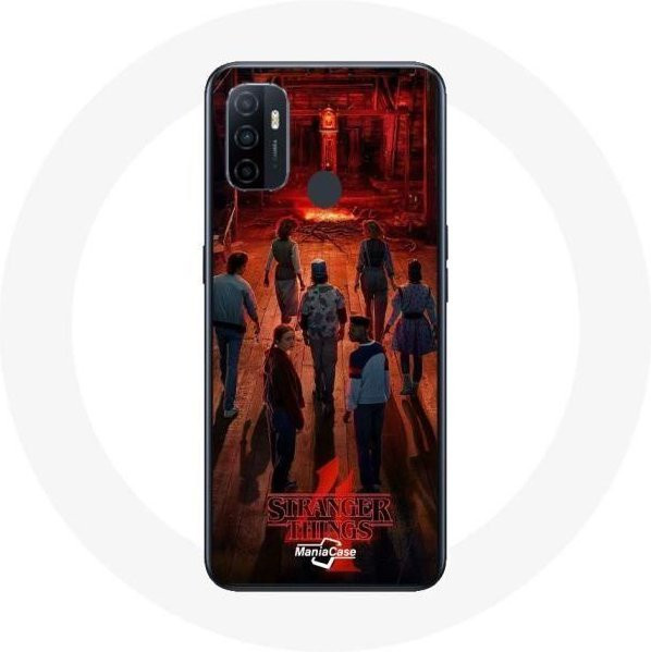 Handyhülle für Oppo A53 mit Stranger Things Poster Crews Fan Art Staffel 4 in Multicolour - Bild 1