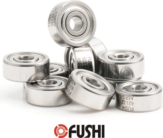FUSHI Kugellager 623zz in Silber, Maße: 3 x 10 x 4 mm für Bohrbürsten und Handstücke - Bild 1