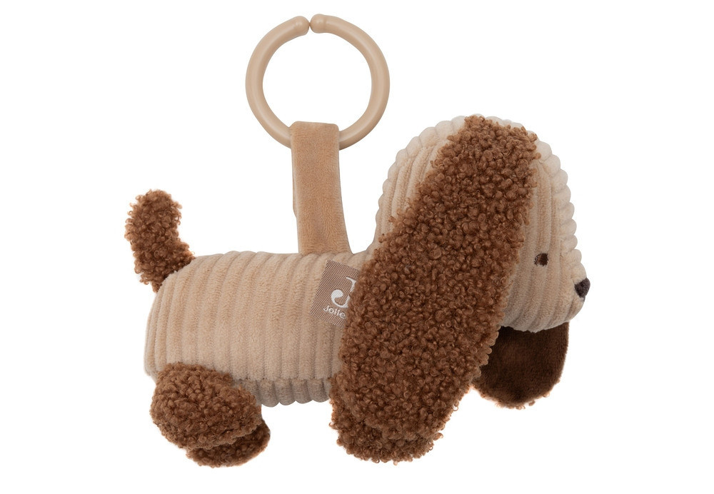 Jollein Kinderwagen-Anhänger Diego, Tiere, Plüsch / Textil, Braun - Bild 1