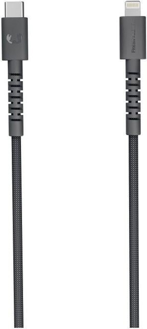 Fresh N Rebel FlexWave USB-C zu Lightning Kabel, geflochtenes Silikon, Storm Grey, 2m - Bild 1