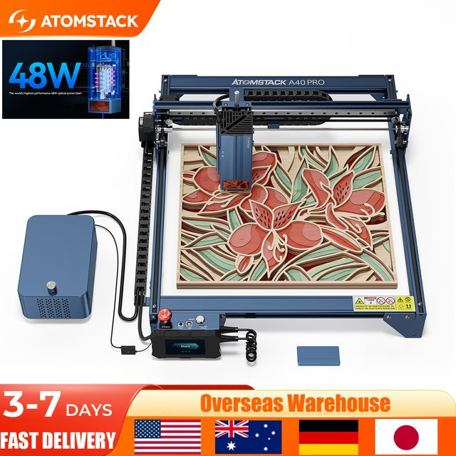 ATOMSTACK A5 A20 A40 Pro Laser Graviermaschine und Laserschneider für Holz, Acryl und Metall, LightBurn-kompatibel - Bild 1