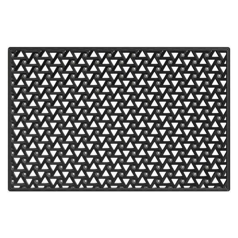 Rutschfeste TPE Eingangstürmatte für Außenbereiche, hydrophob und schmutzabweisend, B/B: 48,5 x 75 cm - Bild 2