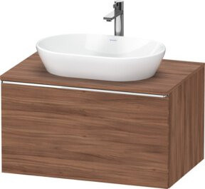 Duravit Waschtischunterschrank D-Neo, Wandhängend, Braun, B: 80 cm, T: 55 cm, H: 45,9 cm - Bild 1