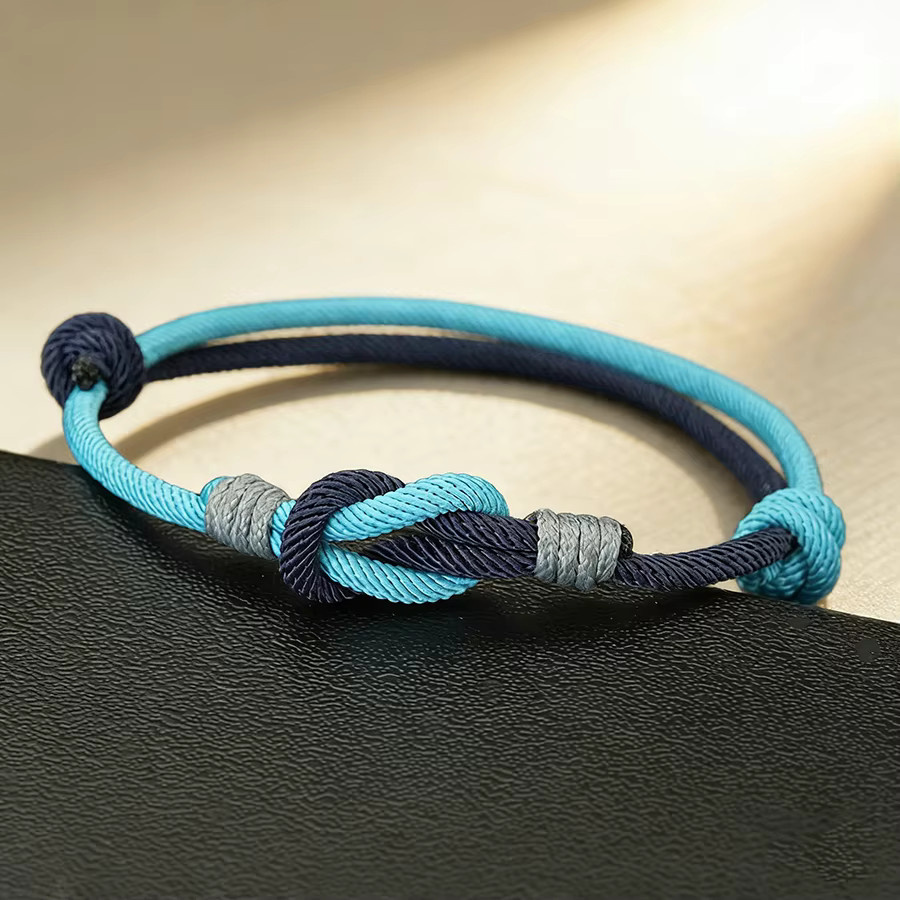 Noter Armband, Knoten-Seil-Armband, Bunt, Unisex - Bild 2