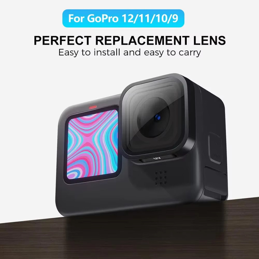 UV-Objektiv Ersatz-Schutzglasabdeckung für GoPro Hero 13 12 11 10 9 Action-Kameras - Bild 5