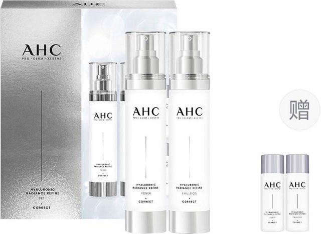 AHC Hyaluronic Radiance Refine Hautpflege-Geschenkset, mit Hyaluronsäure - Bild 1