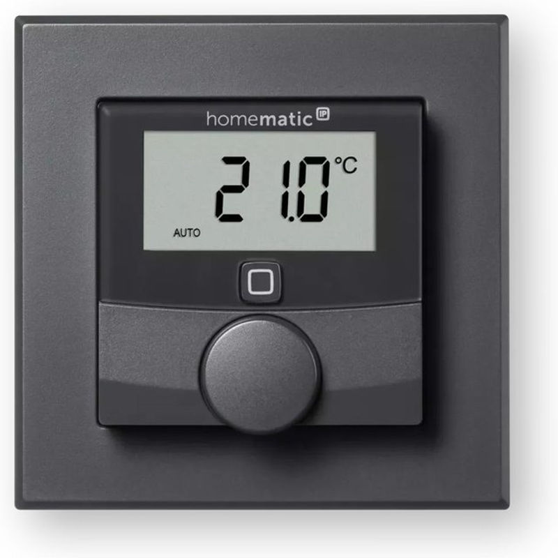 Homematic IP Wandthermostat HmIP-BWTH-A mit Schaltausgang in Anthrazit - Bild 2