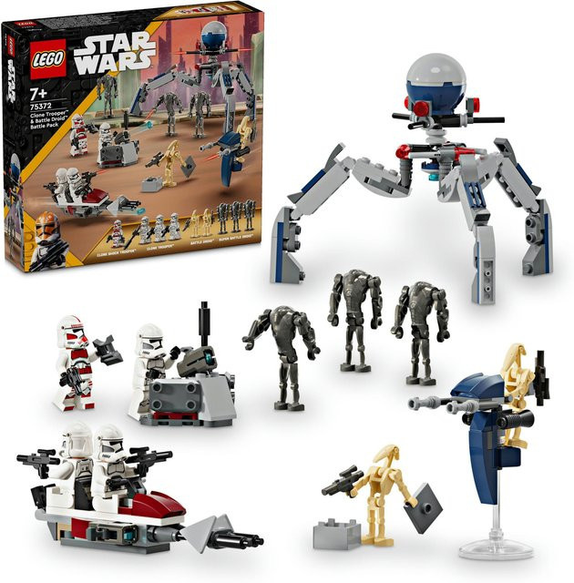 LEGO Star Wars Clone Trooper & Battle Droid Battle Pack Konstruktionsspielzeug ab 7 Jahren - Bild 1