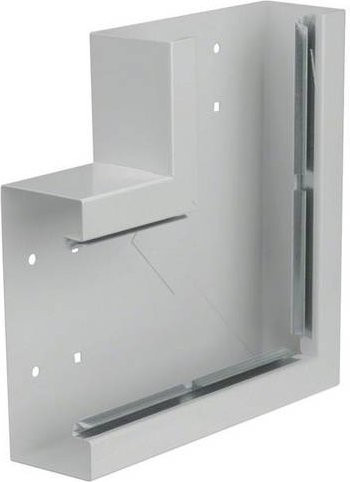 Hager Flachwinkel BRS651705BVERZ in Weiß, Breite: 17,0 cm, Tiefe: 6,8 cm - Bild 1