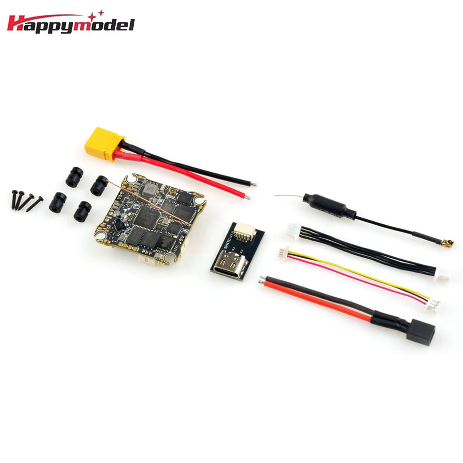 Happymodel X14 ELRS 5-in-1 AIO Flugcontroller mit integriertem 2,4G UART ELRS V3.0 und 400mW OPENVTX in Schwarz - Bild 2