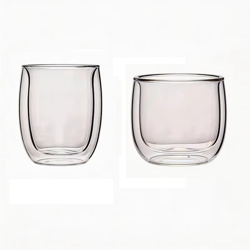YWDL Glas-Kaffeebecher aus hitzebeständigem Hochborosilikatglas, transparent, 300 ml - Bild 6