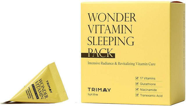 Trimay Wonder Vitamin Schlafpaket, Gesichtscreme, Vitamin C, Niacinamid, Panthenol - Bild 1
