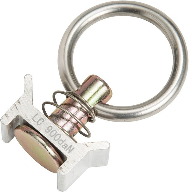 Conacord Zurrösen aus Edelstahl in Silber, 4 Stück, B: 6,1 cm, T: 3,4 cm - Bild 1