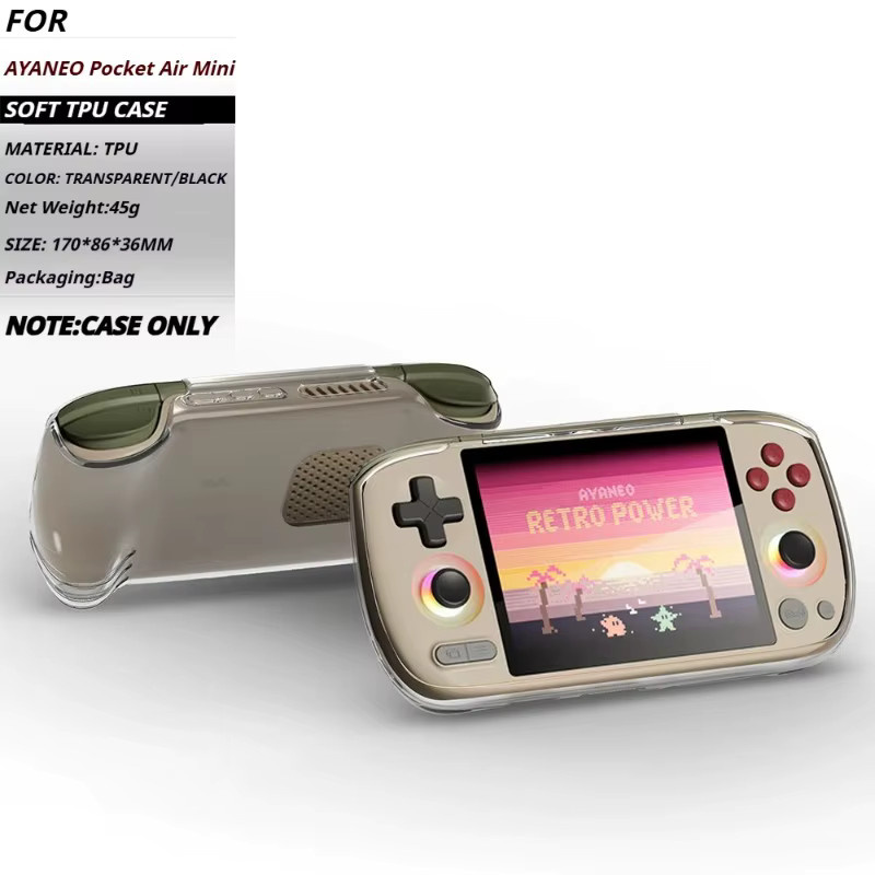 Transparente TPU-Schutzhülle für AYANEO Pocket Air Mini Handheld-Konsole - Bild 2