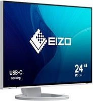 EIZO FlexScan EV2485-WT LED-Monitor in Weiß mit 24 Zoll, Full HD, IPS-Panel und USB-C sowie HDMI Anschluss - Bild 1