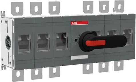 ABB OT630E33P Lasttrennschalter 630A 1000V in Schwarz und Grau - Bild 1