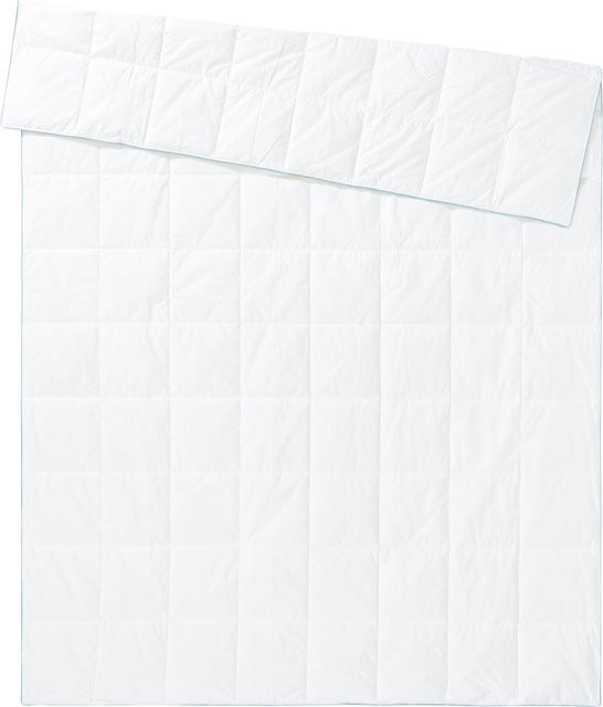 LIVARNO HOME Sommer-Daunendecke mit Daunen und Federn, Weiß, B/T: 155 x 220 cm - Bild 1