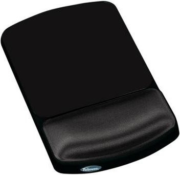 Fellowes Premium Gel Graphite Mauspad mit Handgelenkpolsterkissen in Grau und Schwarz - Bild 1