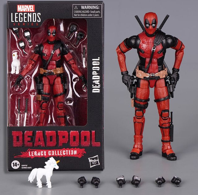 Bandai Deadpool X-Men Legend Series Actionfigur in Rot - Bild 1