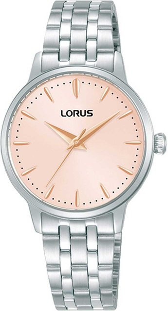 Lorus Damenuhr, Quarz, Edelstahl, Pink, 30 mm, 5 ATM - Bild 1