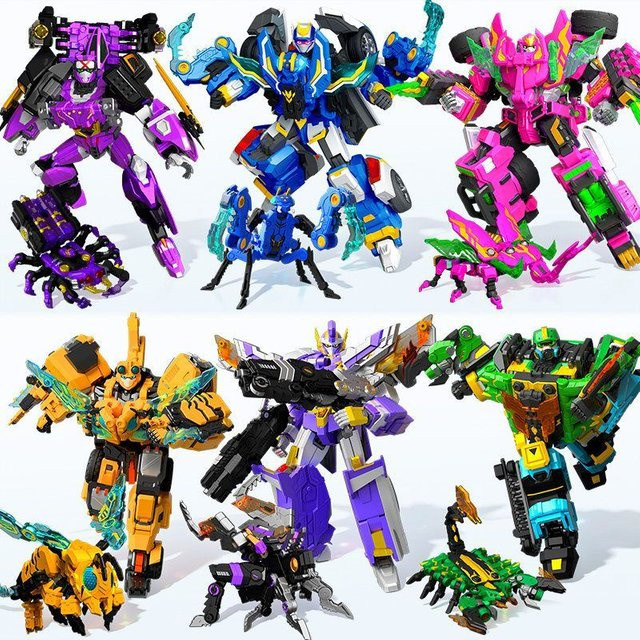 Metal Cardbot Zerg Crisis Dexter Shaoow X Wilogliaroy, Transformierendes Roboter-Auto, Actionfigur, Metall, ab 6 Jahren - Bild 1