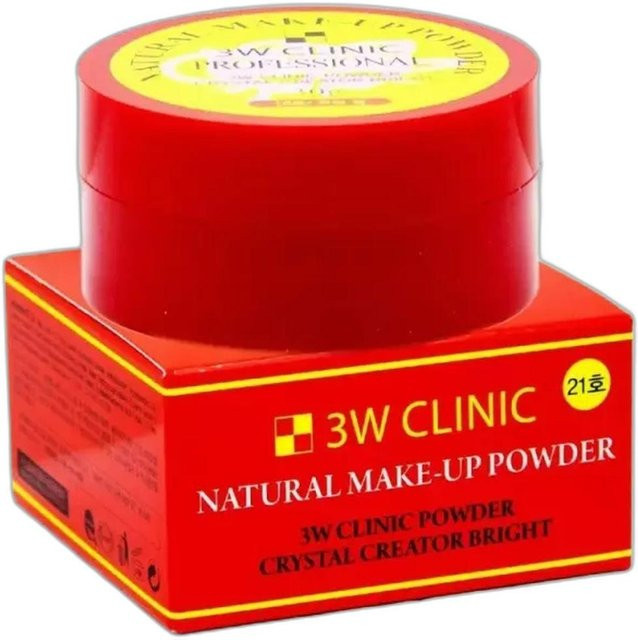 3W CLINIC Make-up-Puder Matt, Nr. 21, 30g - Bild 1