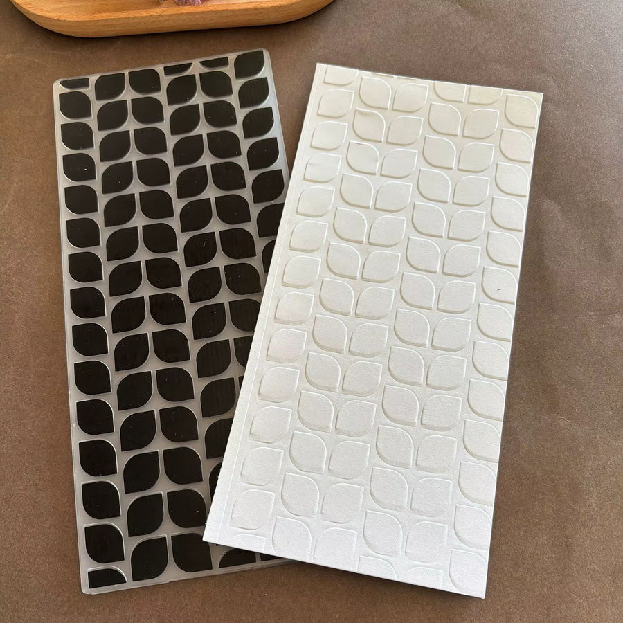 2D-geprägter Ordner mit Blattmuster und Blumenaccessoires für Scrapbooking und Kartenherstellung aus Kunststoff - Bild 2