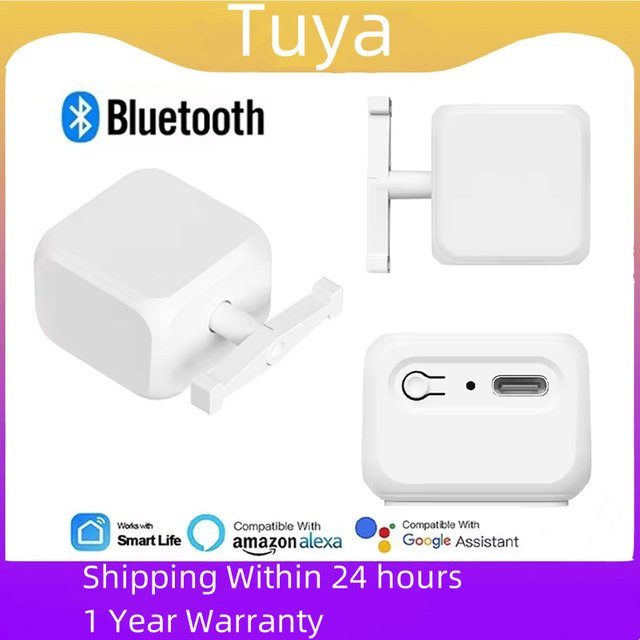 Tuya Timethinker Bluetooth Fingerbot Roboter für Schalter und Taster in Weiß, kompatibel mit Google Home und Alexa Sprachassistenten - Bild 1