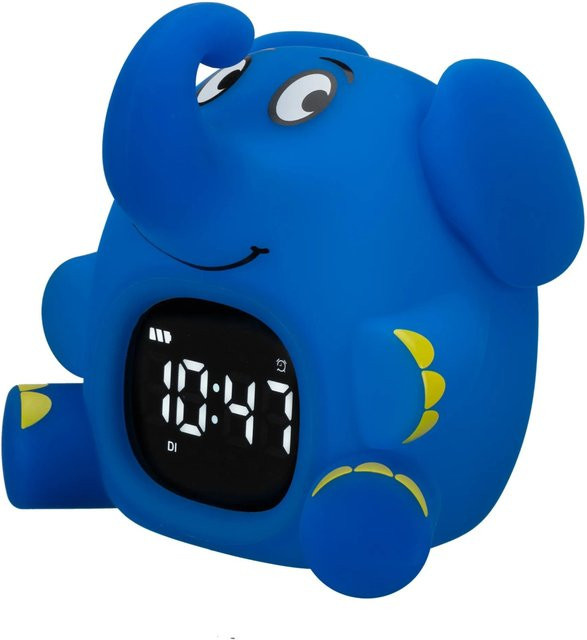 DieMaus Lichtwecker für Kinder im Elefant-Design, Blau - Bild 1