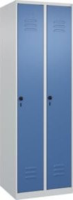 C+P Spind Classic PLUS Garderobenschrank mit 2 Abteilen, Stahlkonstruktion, Höhe: 185 cm, Breite: 60 cm, Tiefe: 50 cm - Bild 1