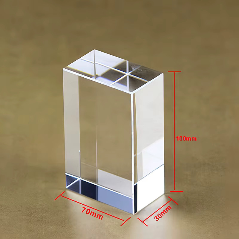 XTOOL Blanko K9 Kristallblock Würfel für 3D-Lasergravur, transparent, rechteckig, B/T/H: 10 x 10 x 7 cm - Bild 4