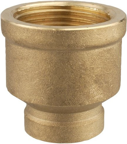 Cornat Reduziermuffe aus Messing in Gold, Innengewinde 3/4 Zoll auf 1/2 Zoll - Bild 1