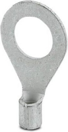 Phoenix Contact Ringkabelschuh 3240087 Unisoliert Silber, Querschnitt max. 6mm², Loch-Ø 10,5mm, 50 Stück - Bild 1