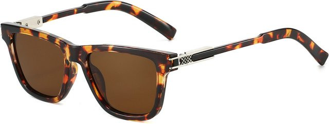 Sonnenbrille, quadratisch, Vollrand, braun, Männer - Bild 1