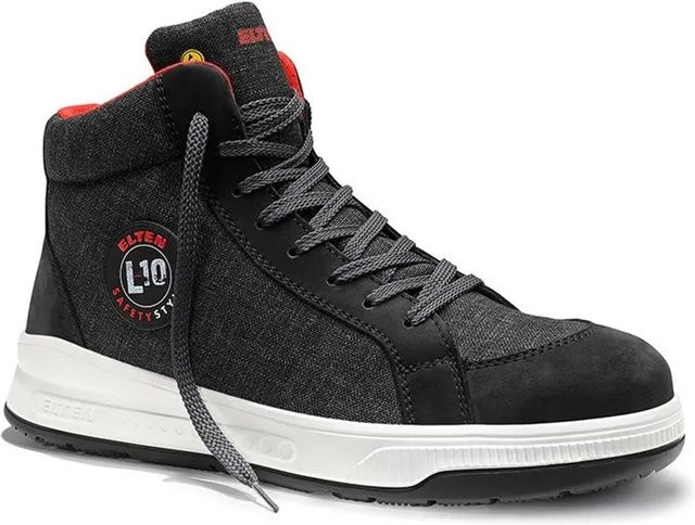 Elten Sicherheitsschnürstiefel TIMBA XXST S3S ESD aus Leder in Schwarz, Größe 45 - Bild 1