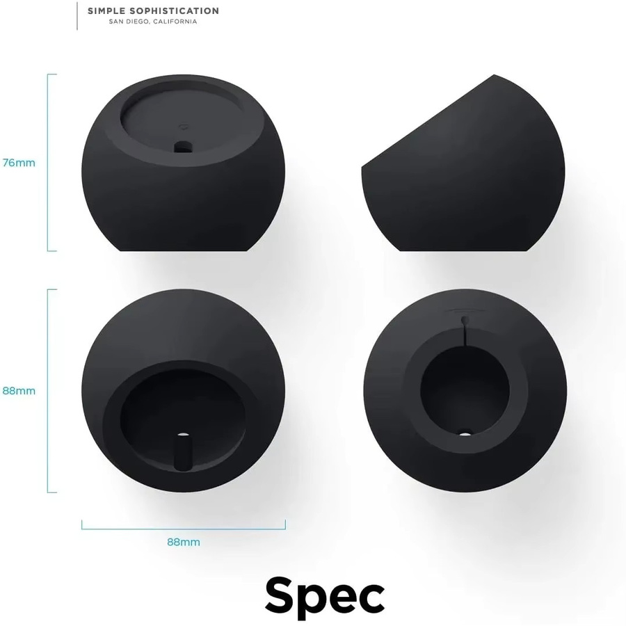 VIKEFON Magnetisches kabelloses Ladegerät und Silikon Desktop-Halterung für MagSafe iPhone 13 14 15 16 Pro Max in Schwarz oder Grün - Bild 3