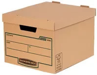Fellowes R-Kive Earth Archiv- und Transportbox aus recyceltem Karton für DIN A4, braun - Bild 1