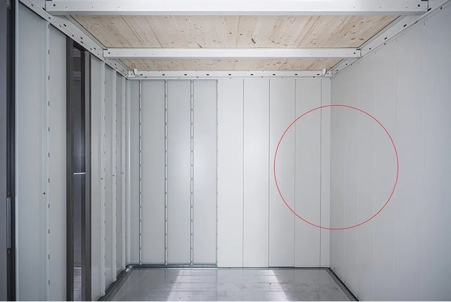 Biohort Innenverkleidung für Gerätehaus Neo 1A mit Standardtür in Grau - Bild 1