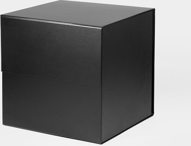 Geotobox Geschenkkorbbox mit magnetischem Deckel, Schwarz, B/T/H: 28 x 28 x 28 cm - Bild 1