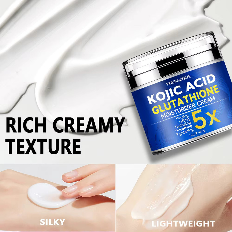 YOUNGCOME Gesichtscreme mit Kojisäure und Glutathion, Reife Haut - Bild 5