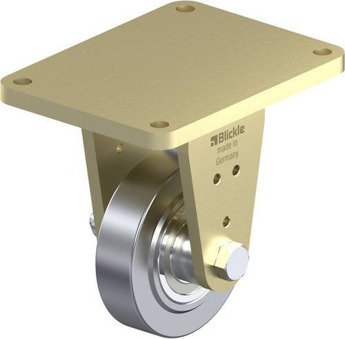 Blickle Bockrolle BS-SVS 250K aus Stahl, Durchmesser: 250 mm, Tragfähigkeit: 10000 kg, Mehrfarbig - Bild 1