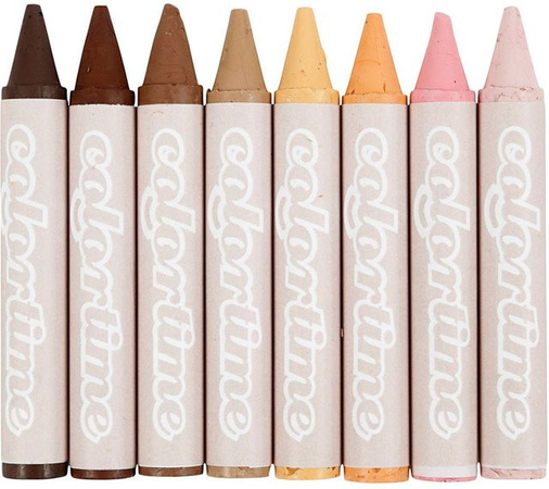 Wachsmalstifte Natur von Creativ Company in Beige und Mehrfarbig für Kinder