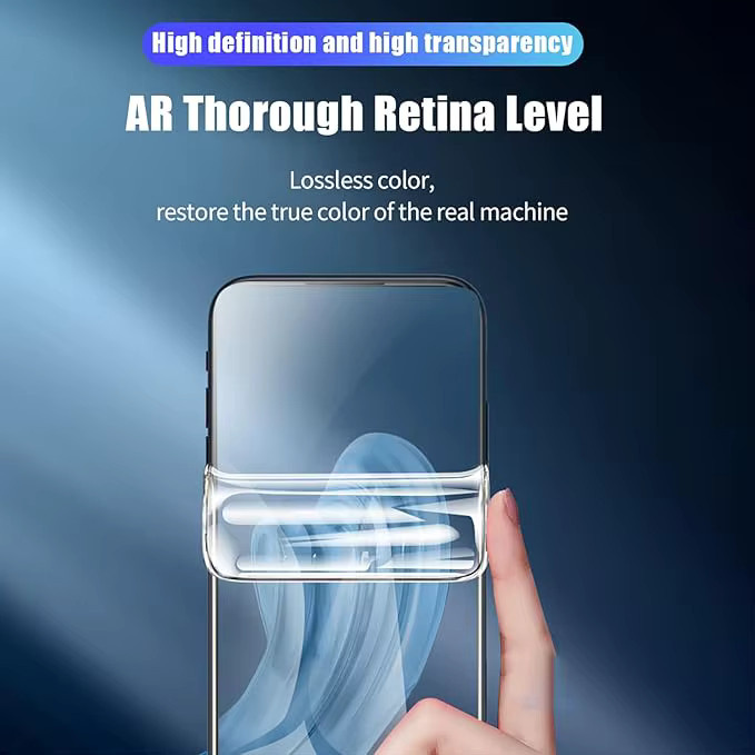 3 Stück Hydrogel-Displayschutzfolie für Vivo V20 V21 V23 V21e V25 V25e Y11 Y12s Y20 Y15s Y55 Y72 Y76 5G, transparent und weich - Bild 6