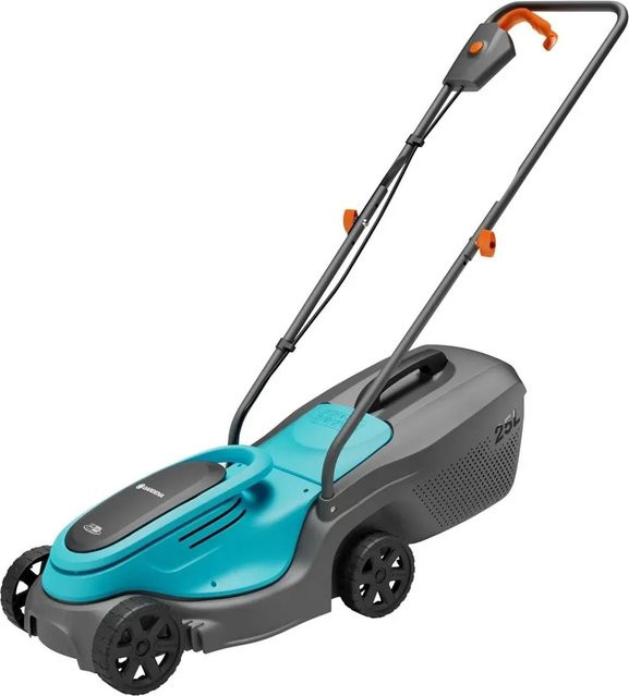 Gardena Akku-Rasenmäher PowerMax 30/18V P4A Ready-To-Use Set in Anthrazit und Grau mit Fangkorb und Schnellladegerät - Bild 1