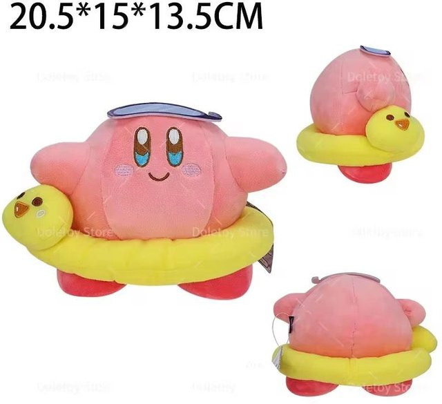 Kirby Stern Plüschtier, Rosa, Blau, Grün, Rot, Grau, ab 3 Jahren - Bild 1