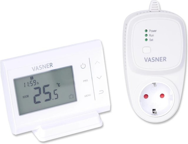 Vasner Funk-Raumthermostat Set VFT35 in Weiß - Bild 1