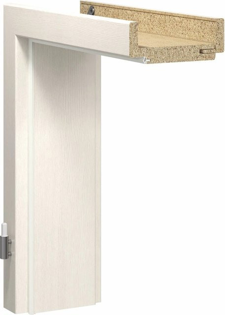 Getadoor Türzarge CPL Pinie in Braun, B/T/H: 61 x 18,5 x 198,5 cm, Anschlag L - Bild 1