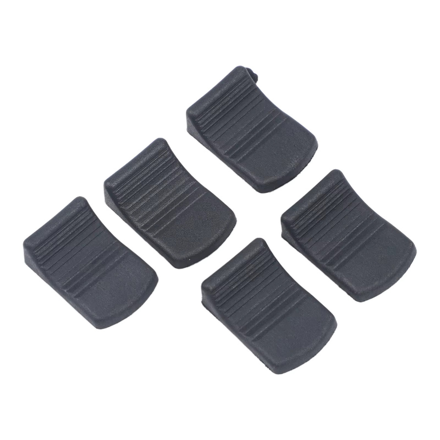Vibratite 5er Set Ersatz-Schalterknöpfe aus schwarzem Kunststoff für Winkelschleifer 9556NB und 9553NB - Bild 2