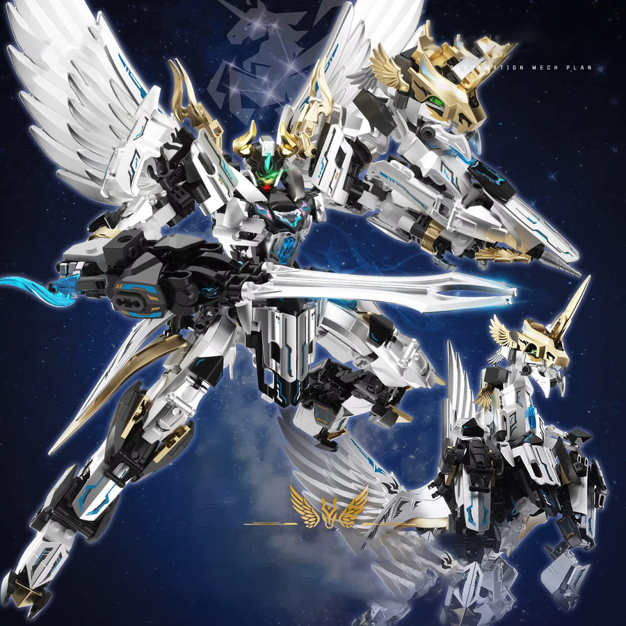 JAKI Mecha Serie Transforming Pegasus Roboter Modell, Bausteine - Bild 2