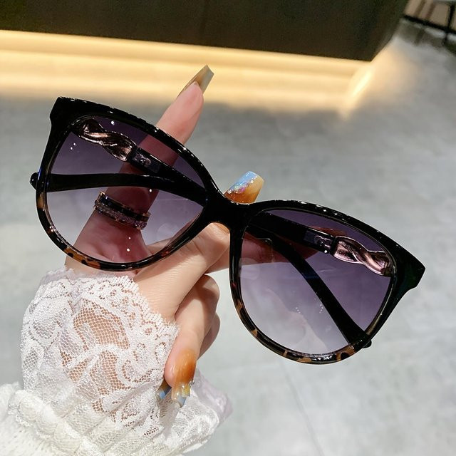 Dote Cat-Eye Sonnenbrille, Vollrand, Kunststoff, Schwarz, Unisex - Bild 1